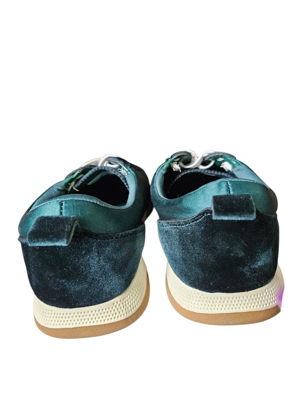 Anne Klein Emerald Green Retro Westside Sneakers, Size 11 Womens. - Picture 4 of 7
